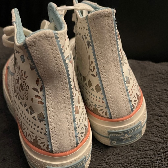 Converse Chuck Taylor Lift Day Of The Dead Shoe A12439C Women Size 7 NWOB - Picture 5 of 15